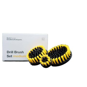 Koch Chemie Drill Brush Set - Комплект четки за почистване с машина - средна твърдост